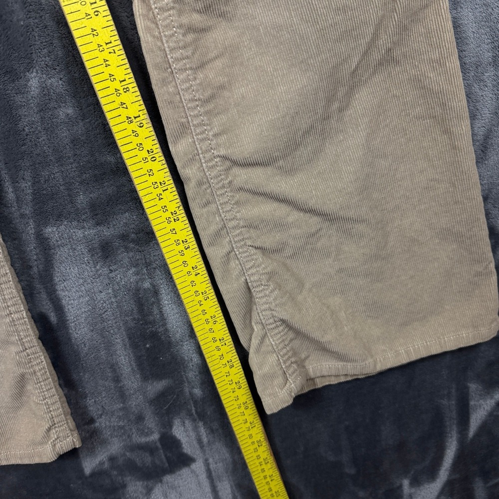 Eddie Bauer Corduroy Pants Womens 10 Tan Curvy Bootcut Stretch Khaki - Picture 2 of 9